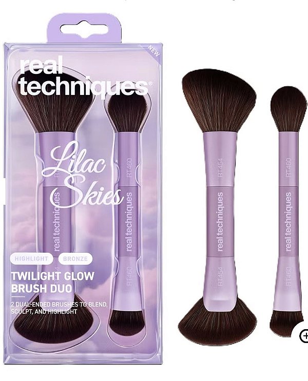 Duo de Pincéis Real Techniques Lilac Skies Twilight Glow