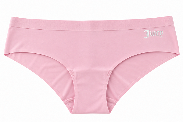 Calcinha Feminina Juicy Couture Sem Costura Rosa Claro – Tam:G