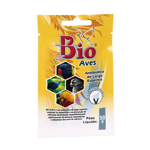 Bio Aves 50g Antibiótico de Largo Espectro