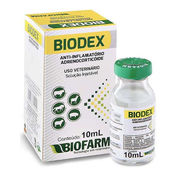 Biodex injetável 10ml