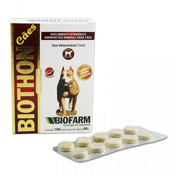 Biothon Cães Cartela com 10 comprimidos