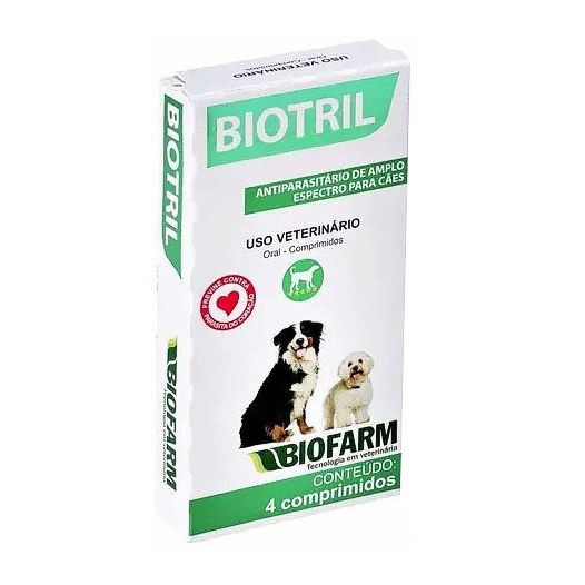 Biotril 4 comprimidos