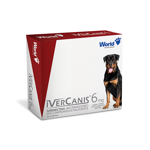 Ivercanis 6mg 4 Comprimidos #Desconto