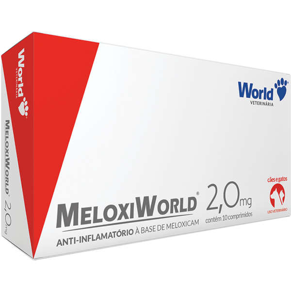 Meloxiworld Display 2,0mg 10 Blister 10 Comprimidos