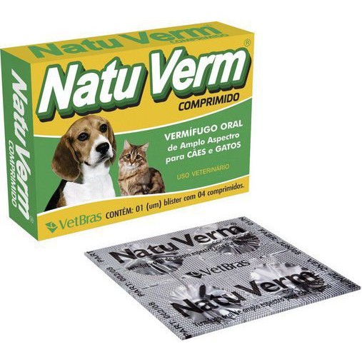 Natu Verm 04 Comprimidos
