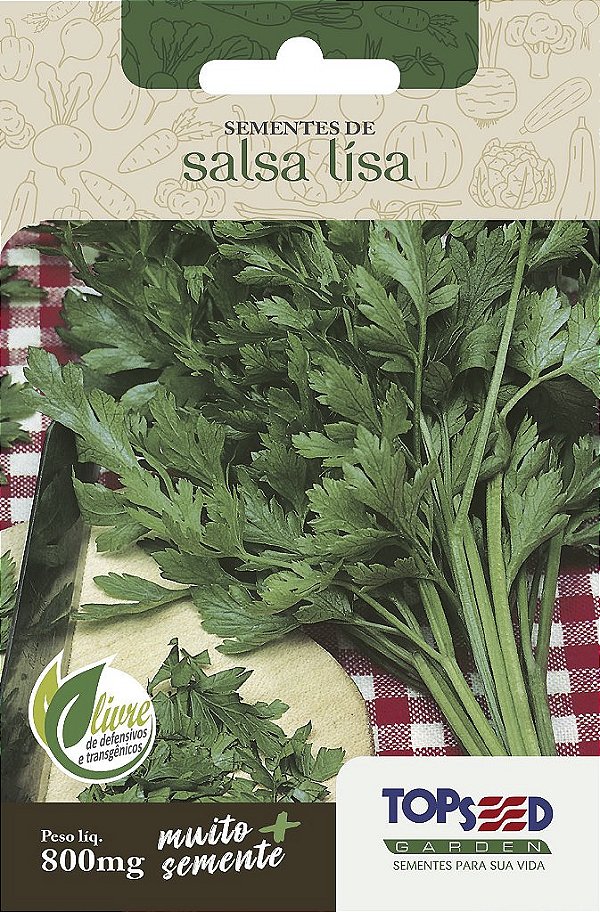 Sementes de Salsa Lisa Topseed