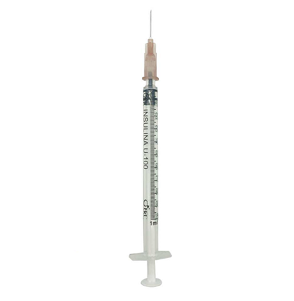 Seringa com Agulha 1 mL TKL Insulina 0,45x13mm