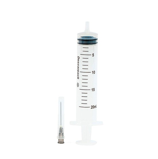 Seringa com Agulha 20mL Luer Slip La Vet 0,7x25mm