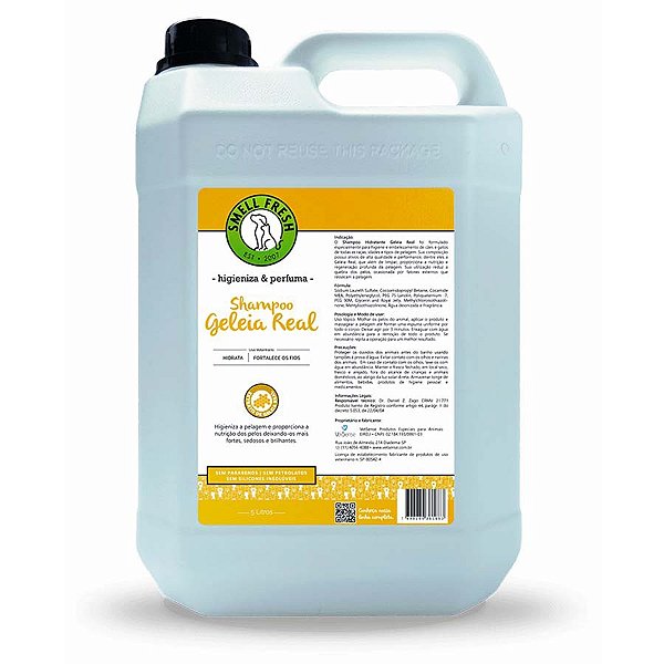 Smell Fresh Shampoo Geleia Real 5 Litros