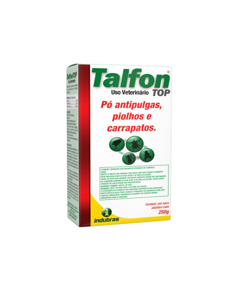 Talfon Top 250g Tratamento Antipulga e Carrapatos