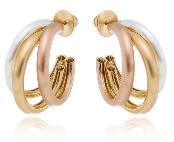 ARGOLA TRIPLA 3 OUROS FOSCA