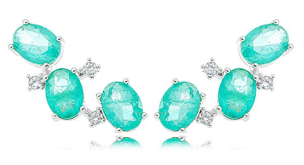 BRINCO EAR CUFF FUSION TRUMALINA - SHINE