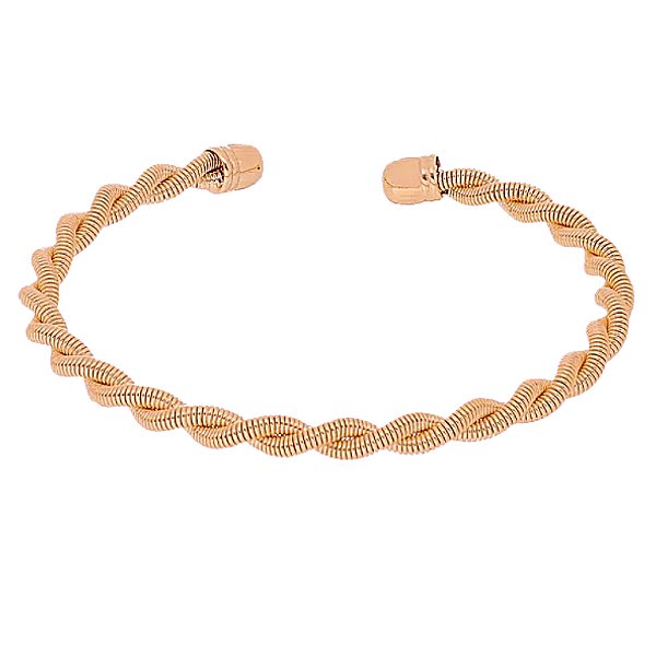 BRACELETE ARO MOLA TORCIDO ROSÊ