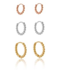 TRIO DE ARGOLAS MIX DE BANHOS