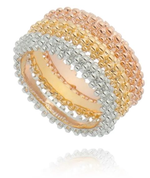 TRIO DE ANÉIS MIX DE BANHOS