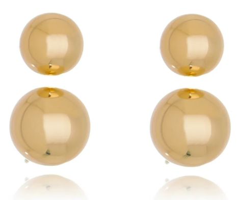 KIT BRINCO EM ESFERAS VARIADAS DOURADO