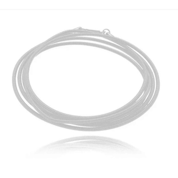 PULSEIRA FIO DE MOLA PRATA LONGO