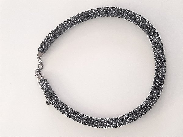 COLAR STRASS PRETO