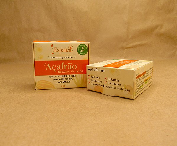 Sabonete de Açafrão - Depilação Natural