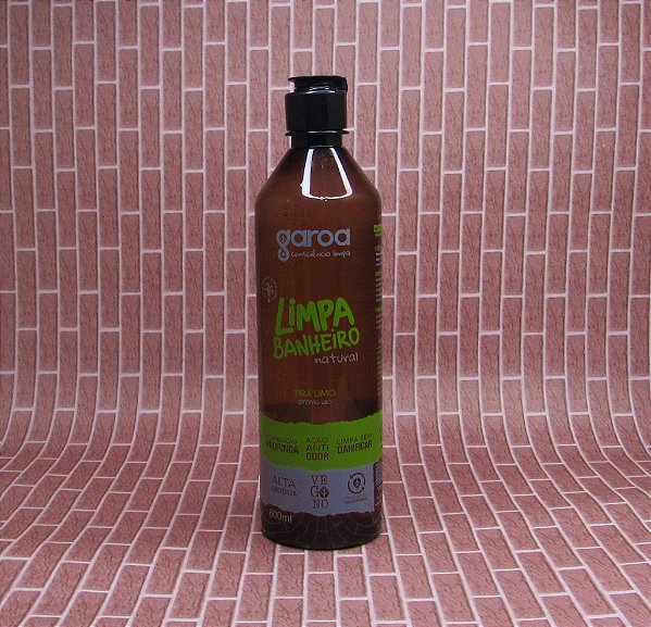 LIMPA BANHEIRO NATURAL GAROA CAPIM LIMÃO - 600 ML