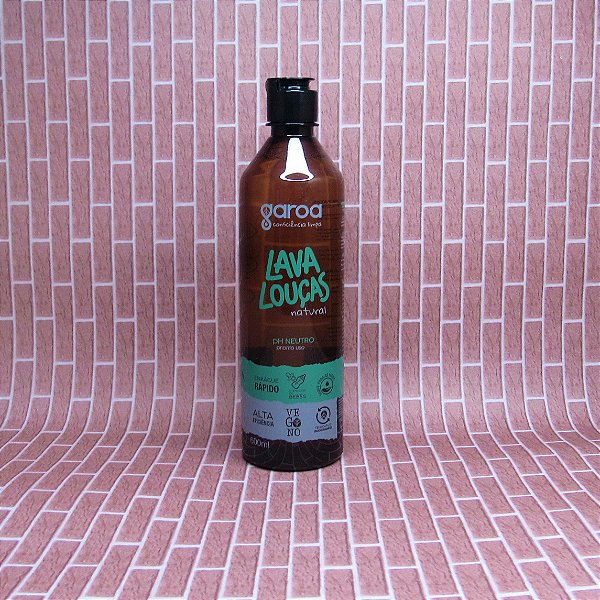 LAVA LOUÇAS NATURAL GAROA - 600 ML