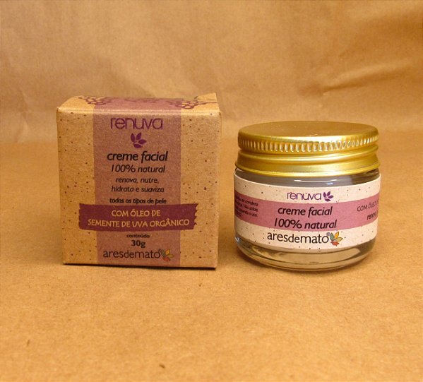 Creme Facial Renuva com Óleo de Semente de Uva
