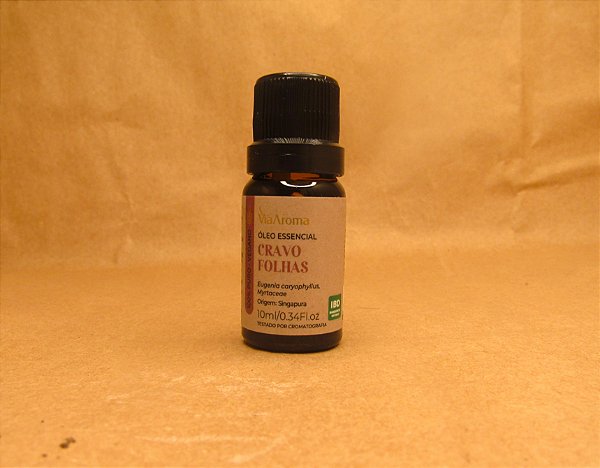 Óleo Essencial Cravo Folhas Via Aroma - 10ml