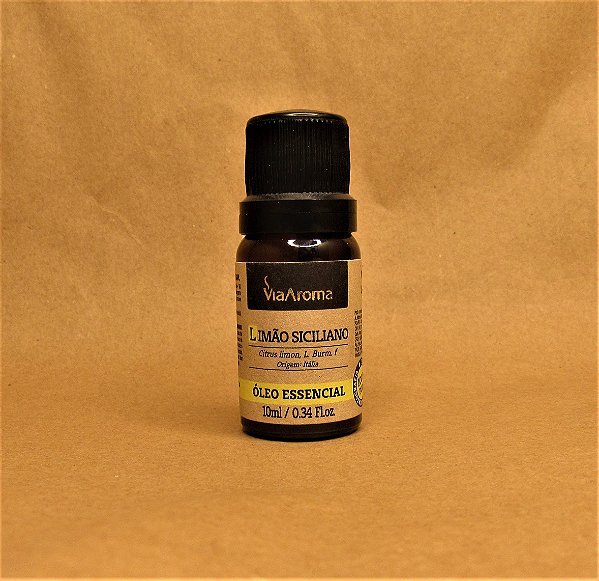 Óleo Essencial Limão Siciliano Via Aroma - 10ml