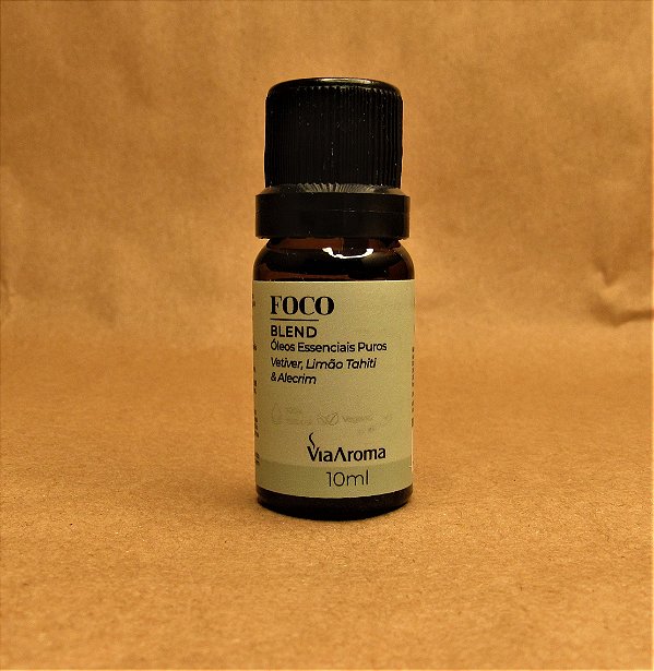 Blend de Óleos Essenciais Foco Via Aroma - 10ml