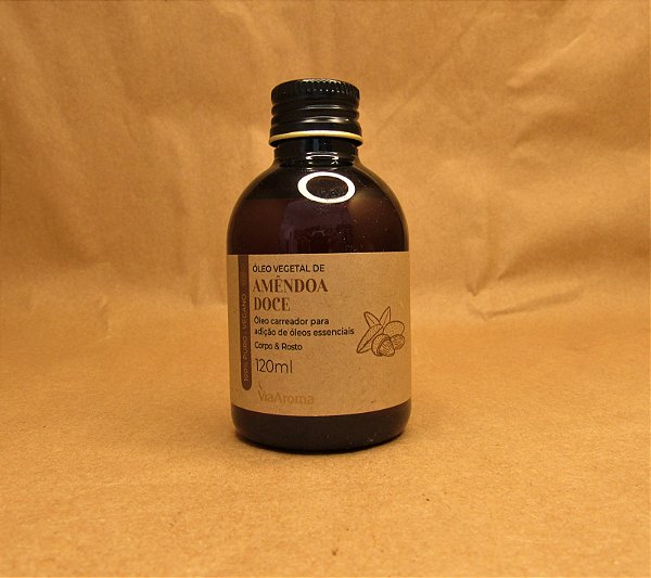 Óleo Vegetal Amêndoa Doce Via Aroma - 120ml