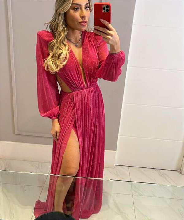 Vestido Longo Liane Pink