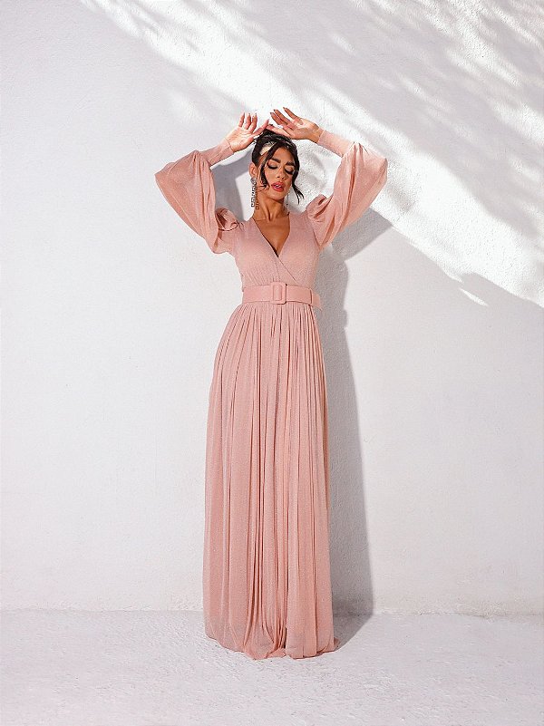Vestido Longo Bruna Rose