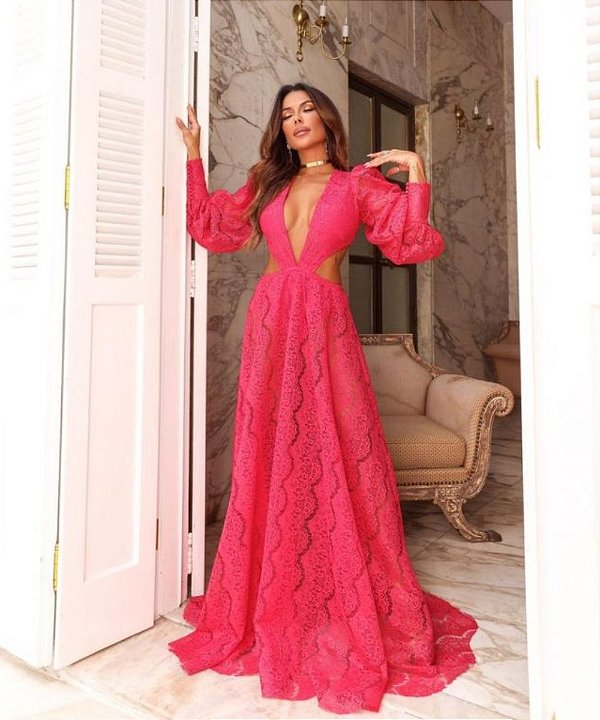 Vestido Longo Layla Pink