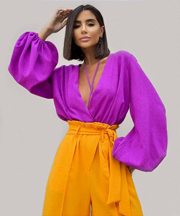 Body em Linho Vanessa