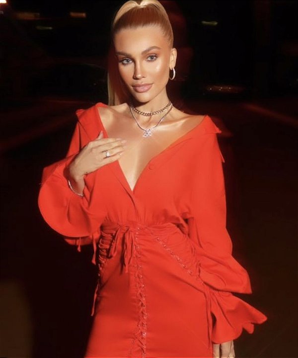 Vestido Curto Isla Vermelho