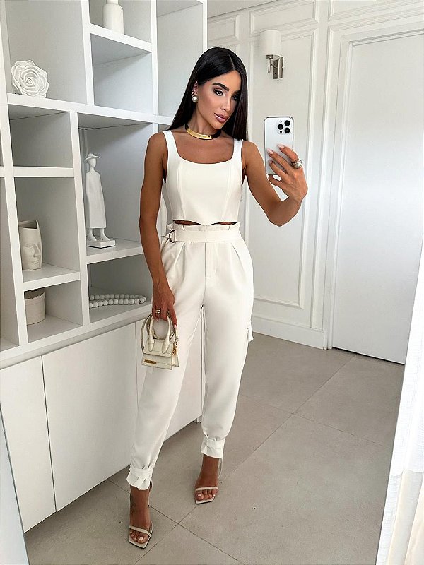 Conjunto em alfaiataria Lara