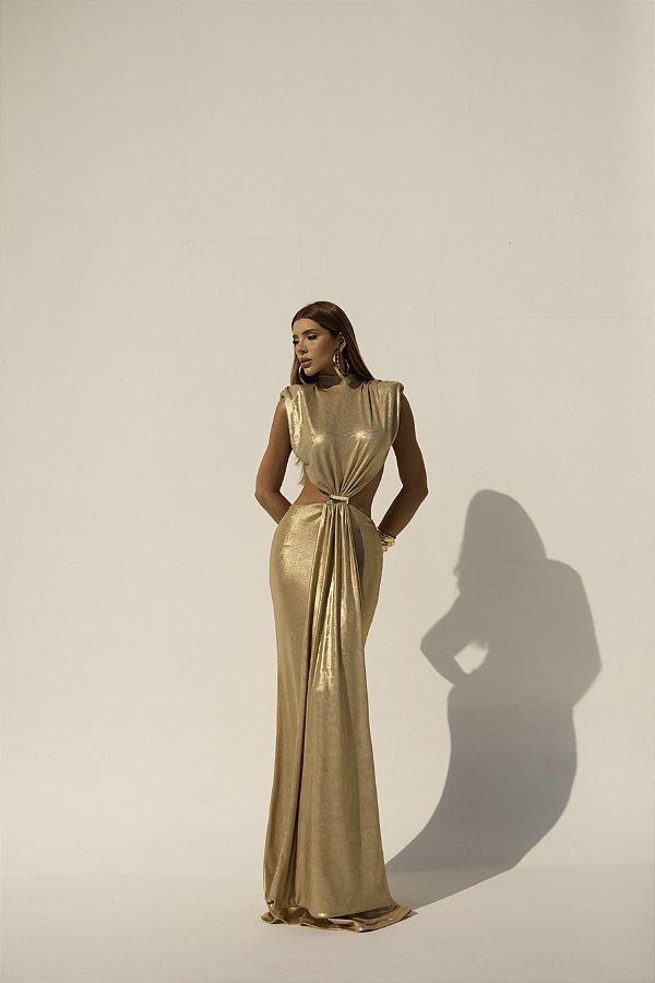 Vestido Santorini Gold