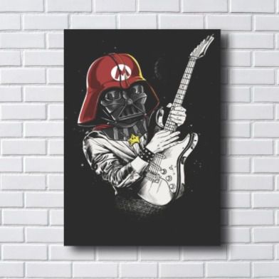DARTH VADER ROCK | Quadro decorativo
