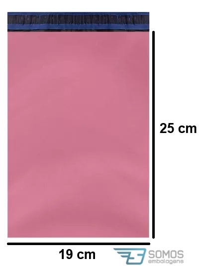 Envelope de segurança lilas 19 x 25 cm