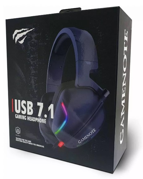 FONE DE OUVIDO HEADSET GAMER - HAVIT H2019U USB 7.1 USB PC