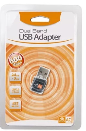 Adaptador wifi dual band 2.4  5ghz