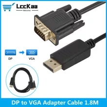 CABO HDMI-COMPATÍVEL COM VGA MACHO PARA CABO MACHO VGA.