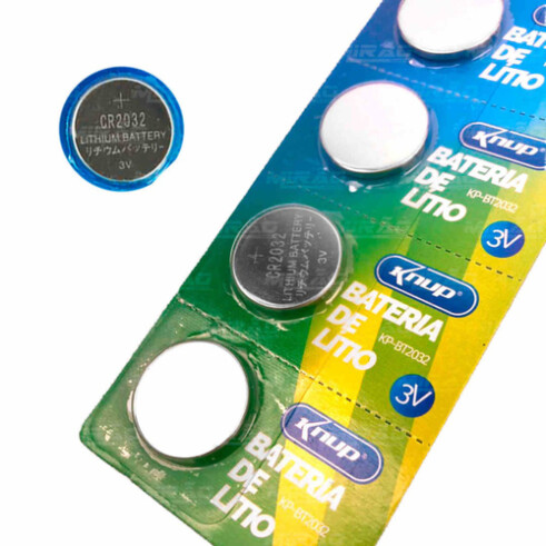 Bateria 3v lithium cartela com 5 unidades - kp-bt2032