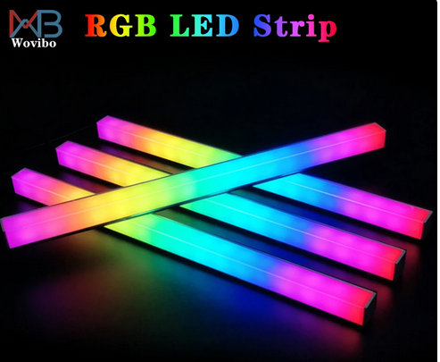 BARRA DE LED AURORA - LUZ COLORIDA COM SINCRONIZAÇÃO MAGNÉTICA