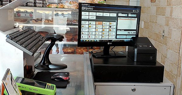 Kit PDV completo com Gaveta automatica