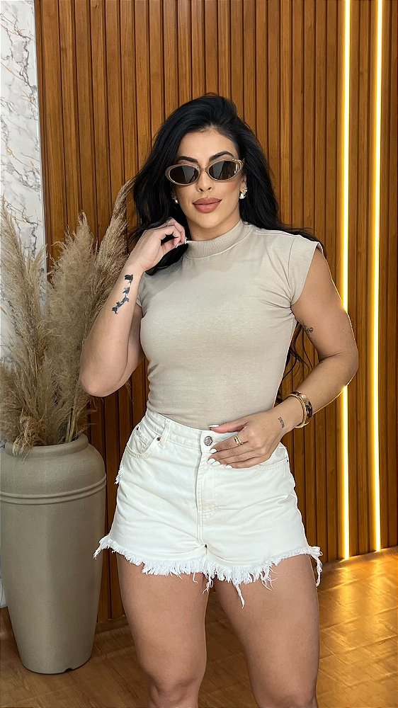 TSHIRT FEMININA ALGODÃO MUSCLE TEE NUDE