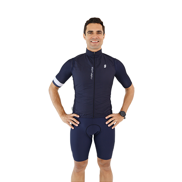Colete Corta Vento Aero Azul Marinho - Masculino