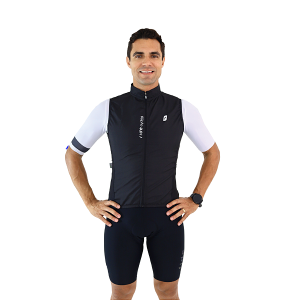 Colete Corta Vento Aero Preto - Masculino