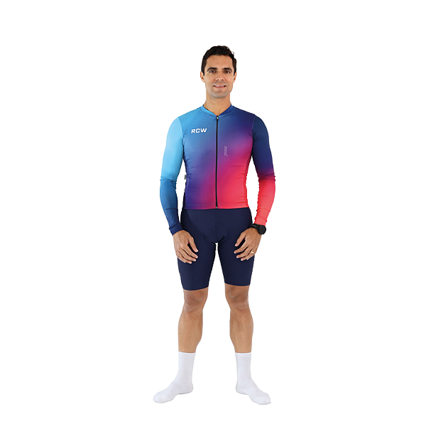 Jersey Performance Manga Longa Colors - Masculino