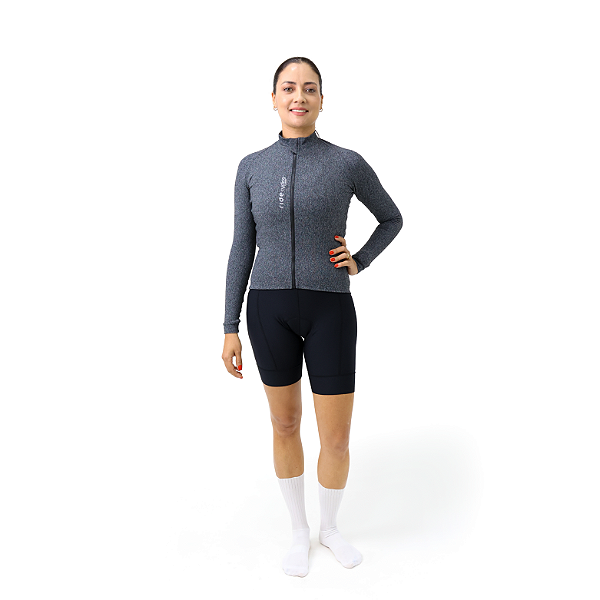 Jaqueta Aero de Inverno Mescla Escura - Feminino